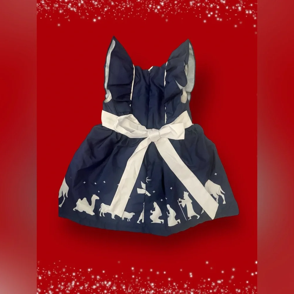 Navy Blue Nativity Dress